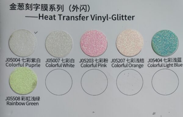 Heat Transfer Vinyl-Glitter