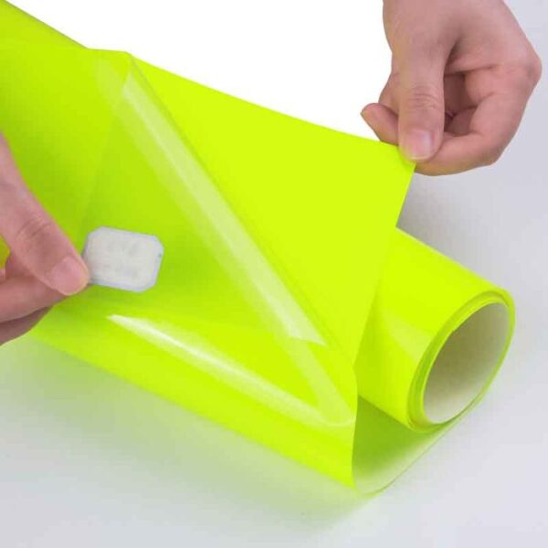 3D puff heat transfer vinyl (Puff Fluorescent Yellow) - Image 2